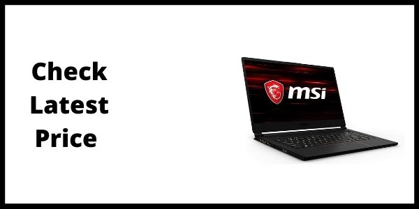 MSI GS65 Stealth-1668 Thin 15.6 144Hz 7ms Ultra Thin and Light Gaming Laptop